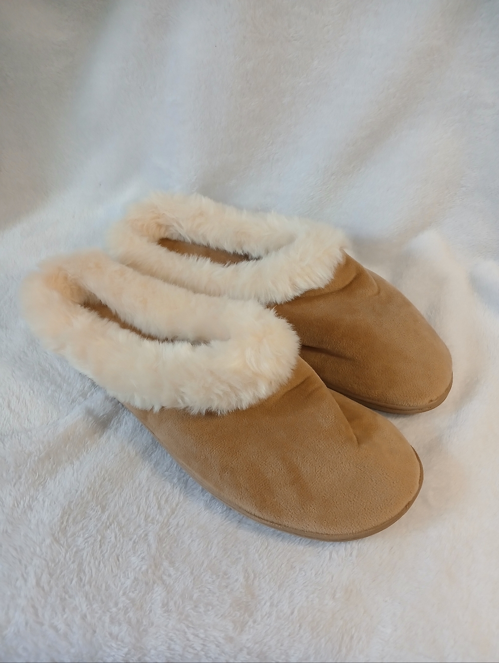 Charter Club XL Fuzzy Lined Slip On Size 11-12